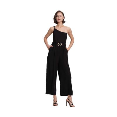 Enterito Mujer Largo Pabilo Negro Fashion's Park