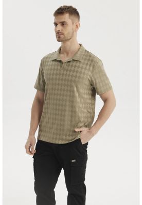 Imagen 2 del producto Polera Hombre Slim Cuello Camisero Verde- ll