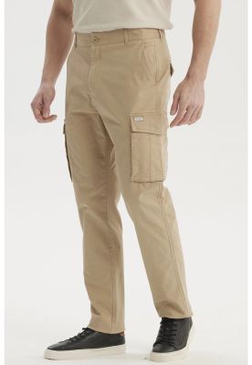 Imagen 2 del producto Pantalón Hombre Cargo Slim Fit Beige