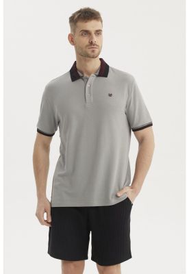 Imagen 1 del producto Polera Hombre Cuello Polo Gris