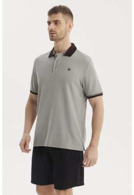 Imagen 2 del producto Polera Hombre Cuello Polo Gris