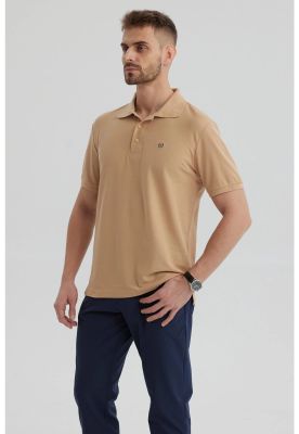 Imagen 2 del producto Polera Hombre Pique Básica Lisa Kaki - lV