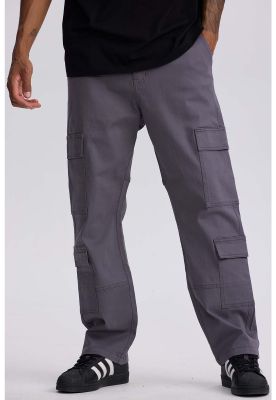 Imagen 1 del producto Jeans Hombre Doble Cargo Color Gris Claro