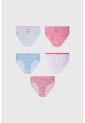 Imagen 2 del producto Calzón Niña Pack5 Pantaleta Full Rapport Celeste