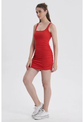 Imagen 2 del producto Vestido Mujer Tubo Rojo Oscuro