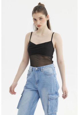 Imagen 2 del producto Peto Mujer Diseño En Espalda Negro