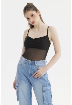 Imagen 1 del producto Peto Mujer Diseño En Espalda Negro