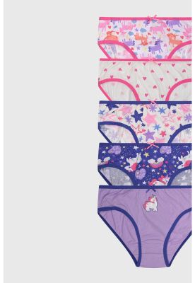 Imagen 2 del producto Calzón Niña Pack5 Pantaleta Full Rapport Lila