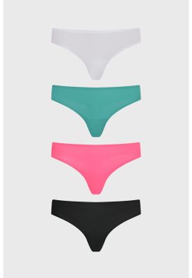 Imagen 2 del producto Calzón Mujer Pack4 Colaless Fucsia