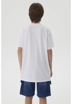 Imagen 2 del producto Polera Niño Estampado Playero Blanco