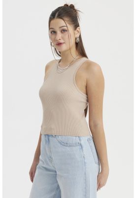 Imagen 2 del producto Peto Mujer Musculosa Beige