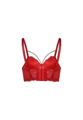 Imagen 2 del producto Sostén Mujer Copa Soft Encaje Rojo
