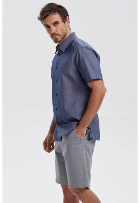 Imagen 2 del producto Camisa Hombre Lisa Azul Denim - ll