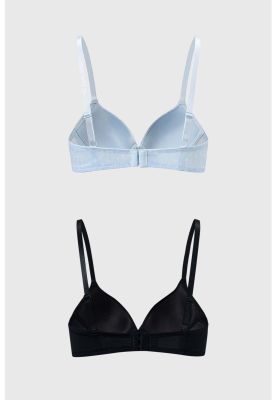 Imagen 2 del producto Sostén Mujer Bipack Copa Soft Liso Azul Claro