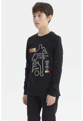 Imagen 2 del producto Polera Niño Print 3D Negro