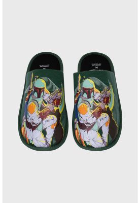 Pantufla Hombre Boba Fett Star Wars Verde