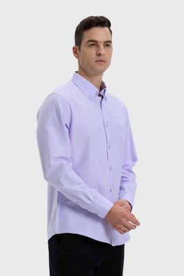 Imagen 2 del producto Camisa Hombre Oxford Lila