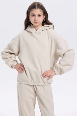 Imagen 1 del producto Polerón Niña Brillos Beige