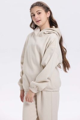 Imagen 2 del producto Polerón Niña Brillos Beige