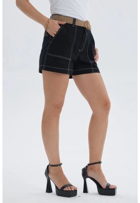Imagen 2 del producto Short Mujer Con Cinturón Negro - ll