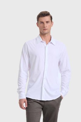 Imagen 1 del producto Camisa Hombre Acabado Mercerizado Blanco