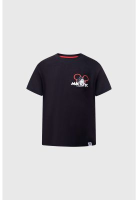 Polera Niño Mickey Y Sus Amigos Negro