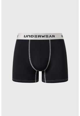 Bóxer Hombre Tripack Liso Negro