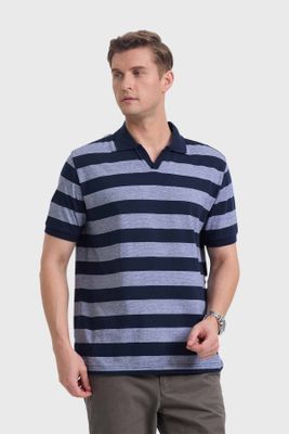 Imagen 2 del producto Polera Hombre Franjas Azul