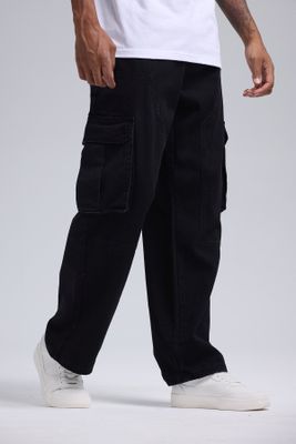Imagen 2 del producto Jeans Hombre Cargo Baggy Negro