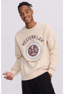 Imagen 1 del producto Polerón Hombre Print Central Beige