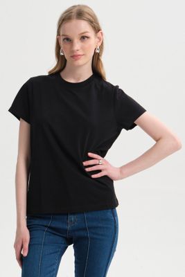 Imagen 1 del producto Polera Mujer Lisa Negro II