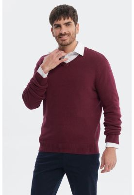 Imagen 2 del producto Sweater Hombre Básico Burdeo