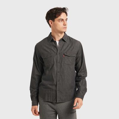 Camisa Hombre Clásica Dallas Gris Fashion's Park