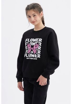 Imagen 2 del producto Polerón Niña Básico Print Negro - ll