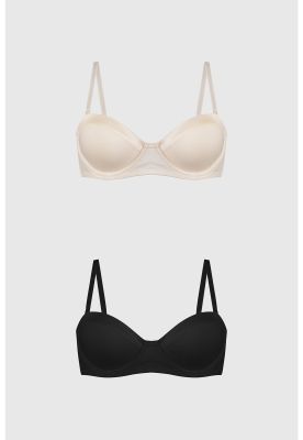 Sostén Mujer Copa Soft Strapless Crudo