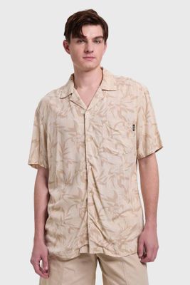 Imagen 1 del producto Camisa Hombre Print Tropical Beige