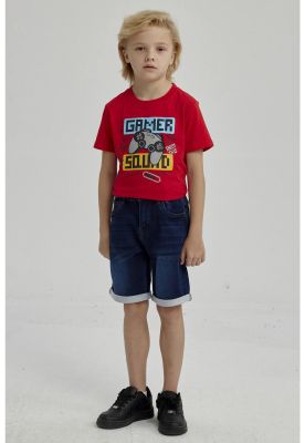 Imagen 2 del producto Bermuda Niño Básico Denim Azul Oscuro