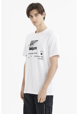 Imagen 2 del producto Polera Hombre Oversize Blanco- lll