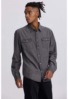Imagen 2 del producto Camisa Hombre Clásica Dallas Gris