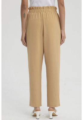 Imagen 2 del producto Pantalón Mujer Calce Slim Bolsillo Camel