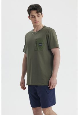 Imagen 2 del producto Polera Hombre Slim Verde Militar
