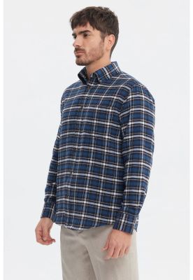 Imagen 2 del producto Camisa Hombre Franela Básica Azul - ll