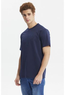 Imagen 2 del producto Polera Hombre Regular Print A Tono Azul