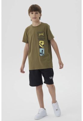 Imagen 2 del producto Bermuda Niño Textura Negro