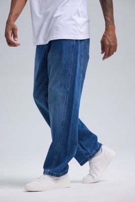 Imagen 2 del producto Jeans Hombre Baggy Detalle Azul Oscuro