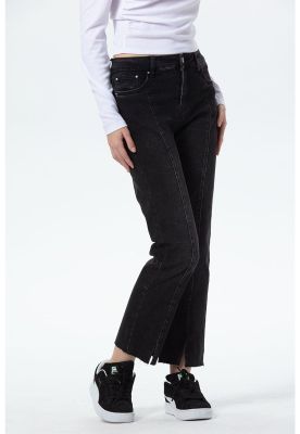 Imagen 2 del producto Jeans Mujer Slim Línea Abertura Gris