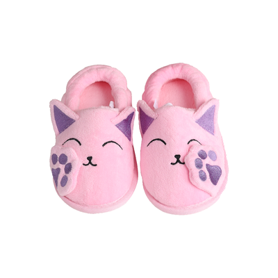 Pantufla Niña Animales Rosado