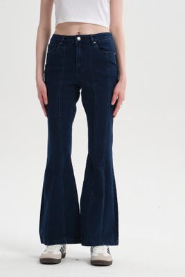 Jeans Mujer Flare Azul