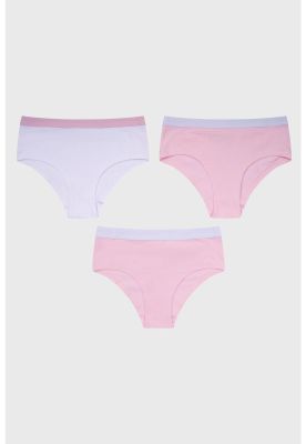 Imagen 1 del producto Calzón Niña Pantaleta Tripack Blanco