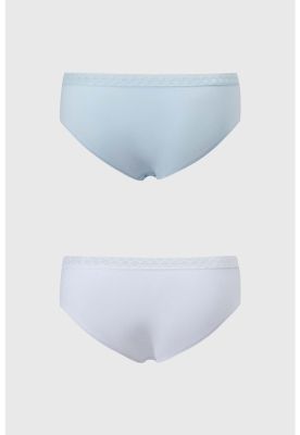 Imagen 2 del producto Calzón Mujer Bikini Invisible Azul Claro